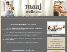 Tablet Screenshot of maaj-wellness.fr